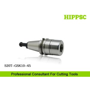 CNC ER Tool Holders For Engraving , MINI S20T High Speed Milling With Pull Stud