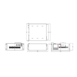 2 To 12 GHz X Band Amplifier Past CW 200W Broadband RF Power Amplifier Module