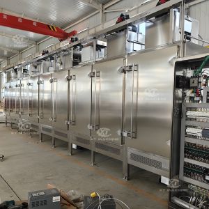 Continuous Nuts Roasting Machine 500kg/h With Adjustable Conveying Speed