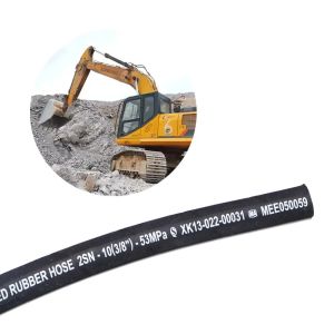 1/4" 100R2AT Hydraulic Hose High Pressure Resistant Against For Mining /