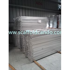 Wholesale Pre-galvanized scaffolding catwalk steel plank steel board with 43mm 50mm hooks 1800mm 1829mm for Frame Ringlock system from china suppliers