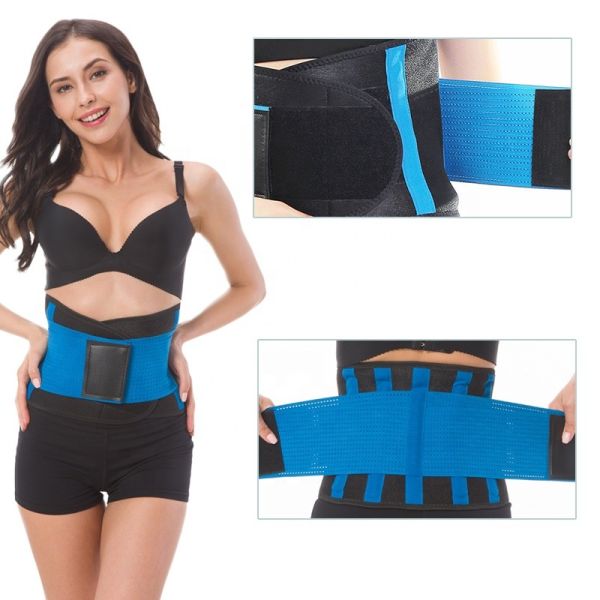 Quality 90cm Neoprene Elastic Waist Support Belt Back Pain Relief for sale