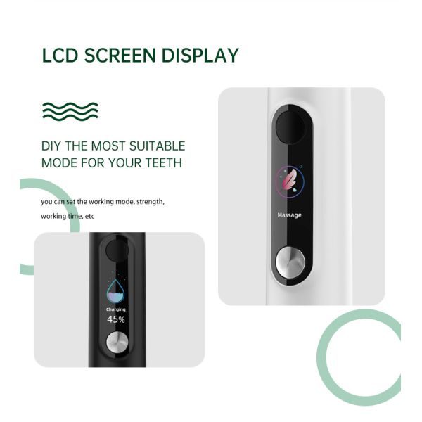 Baolijie SN-P1 Sonic Toothbrush with 33600RPM 60 Days Runtime and 6 Modes Rechargeable Electric Toothbrush