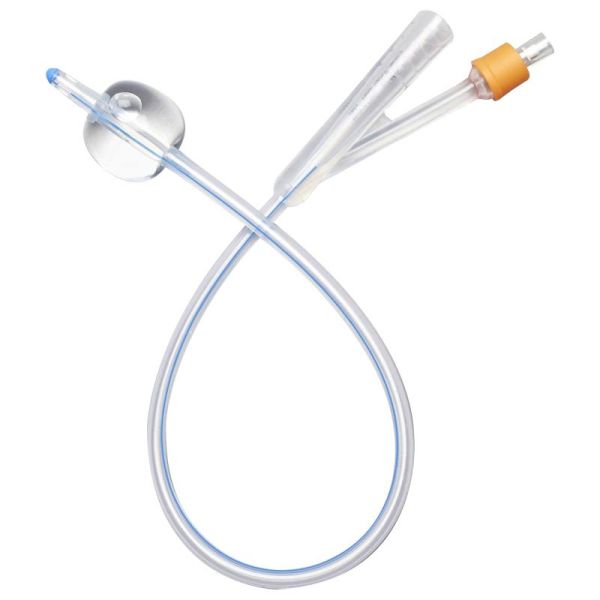 Soft Silicone Foley Catheter 16 Fr Stable Comfortable Support For Extended Periods