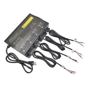 Smart Lithium Ion Batteries Waterproof Marine 4 Bank 12V 10A Battery Charger