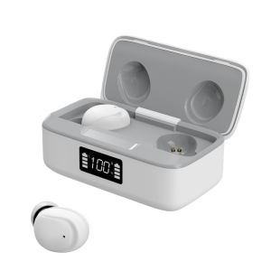 Mini Led Power Display 70mm Sweatproof Bluetooth Earbuds