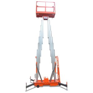 Wholesale Hydraulic Scissor Lift Table Dual Mast Design Safe And Easy Travel Speed Raised 1km/h from china suppliers
