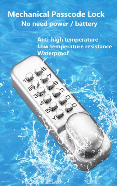 Quality Mechanical Keypad Digital Code Lock Easy To Use For Entry Doors for sale
