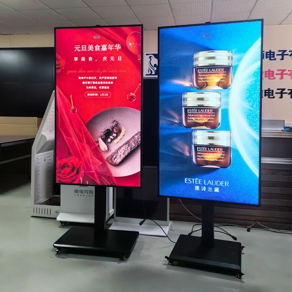 55 Inch Hanging Or Floor Standing Ultra High Bright Lcd Digital Displays Android