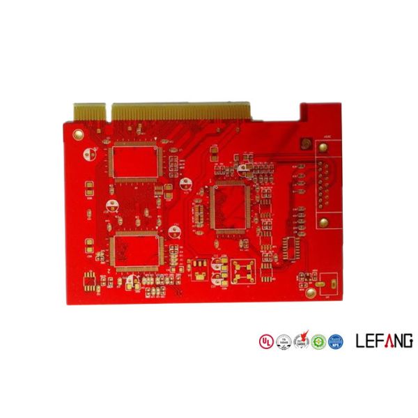 Quality Red Solder Printed Circuit Multilayer PCB Board With ISO 9001 Certification for sale