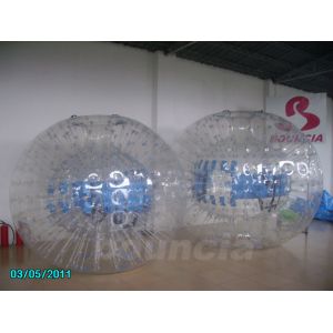 1.0mm PVC Inflatable Zorb Ball With Soft Back Cushions