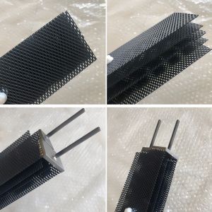 Lead Oxide Titanium Anode Mesh 2x4mm 1x2mm 3x5mm Open size