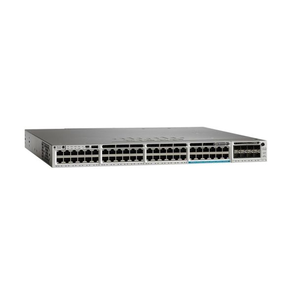 Cisco Catalyst 3850 Gigabit Ethernet Switch 12 MGig + 36 Gig Port UPoE WS-C3850