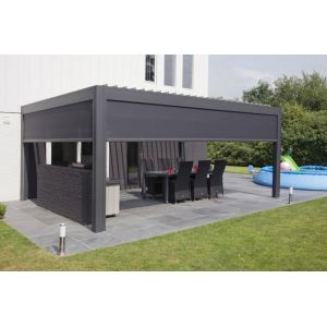 Customizable Blackout Retractable Window Treatments Waterproof Zip Track Blinds