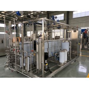 2000L/H PLC Control SUS316 Sterilizer Machine For Yogurt