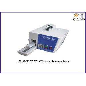 Cotton / Wool Textile Testing Equipment Electronic Crockmeter Rubbing Fastness