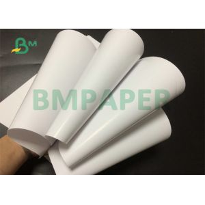 80# 100# 25 x 38 Inch Doubled Side Coated Glossy Couche Paper For Offset