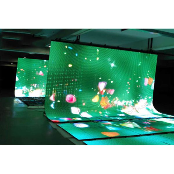 Light weight P6 Flexible Led Display with 192x192mm module
