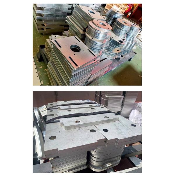 Laser Cutting Perforated Steel Plate