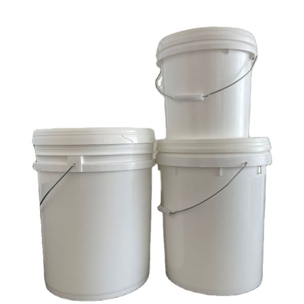 Round or Square Pail Customize 3L Square Plastic Bucket with Easy Open and Close Lid