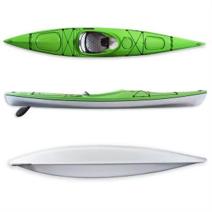 14'2" ST ABS Thermoformed Plastic Touring Sea Race Ocean Kayak Single Sit-In
