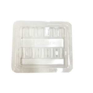 Customized Clear Blister vial tray medicine tray with multiple specification