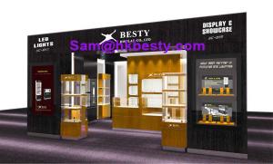 Wholesale jewellery fair booth display showcases and window cabinets from china suppliers
