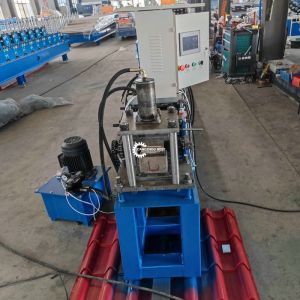China Hydraulic Automatically L / U Shaped  Roll Forming Machine PLC Control on sale