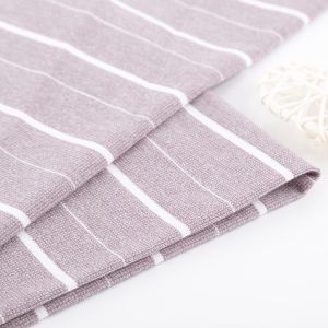 Breathable And Stylish Comfortable Soft Striped Knit Fabric For T-Shirt