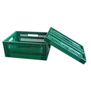 Reusable Virgin PP Storage Folding Collapsible Plastic Crate for Agriculture