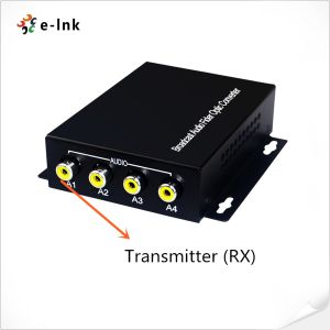 AC90V AC240V Fiber Optic To Ethernet Converter With RCA Connector