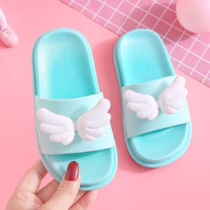 Flat Heel PVC Little Boy Girl Slides Slippers EUR26