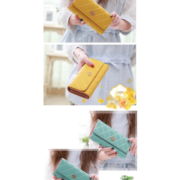 Multifunctional Clutch Female Wallet Nylon Lining Material Interior Lined Inside