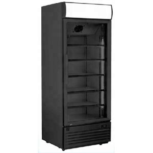 350L Upright Display Fridge , Auto Defrost Refrigerated Display Cooler