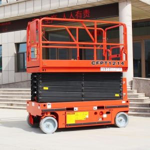 Electric Scissor Lift Mewp Mobile Elevating Work Platforms with Customization