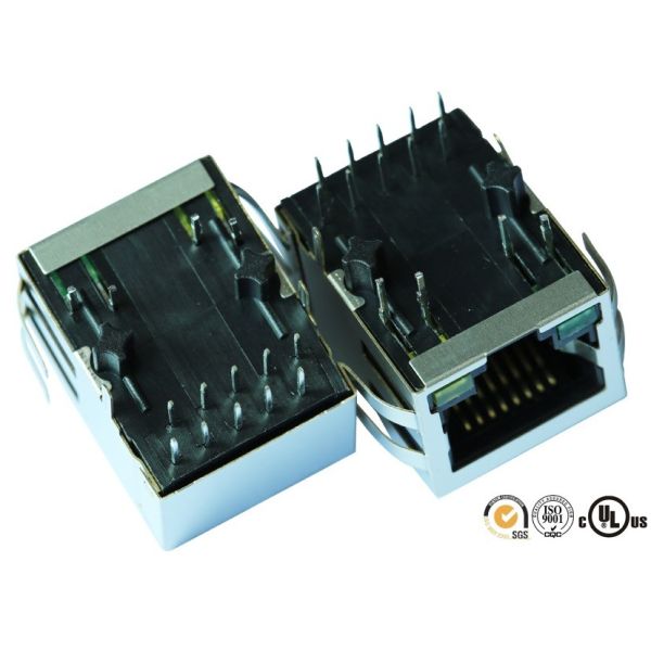 Transformer Gigabit RJ45 With Integrated Magnetics 7499111121 , MIC38011-5265T