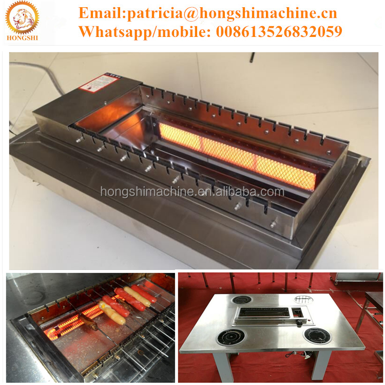 BBQ Manual meat skewer machine with factory price