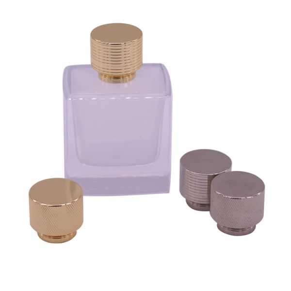 Small Magnetic Zamak Perfume Caps For High - End Ladies Perfume Bottles