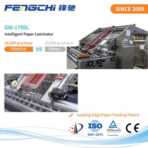 GW-1700L Automatic Flute Laminator with Leading Edge Patent