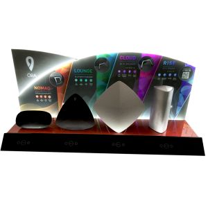 MDF POP Speaker Electronic Display Stands Waterproof Sturdy Durable