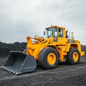 7 Ton 6m3 LW700KN Large Coal Compact Front End Loader With 26.5R25 Tyres