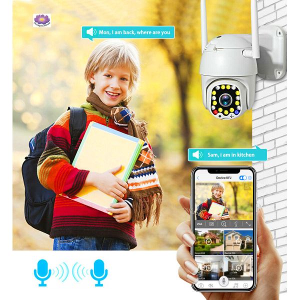 HD 1080P PTZ WIFI Camera Outdoor Auto Tracking Speed Dome WiFi Wireless CCTV Camera Made In China