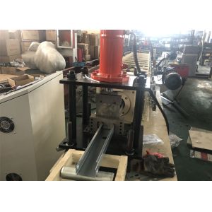C U Light Gauge Steel Roll Forming Machine Speed 8-12m / Min For House Framing