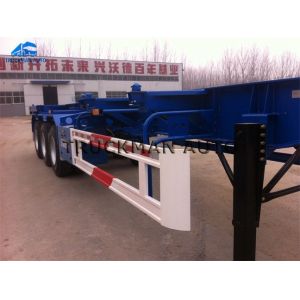 Skeleton Model Container Semi Trailer Overall Dimension 12500*2500*1550