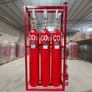 70L High Pressure CO2 Fire Suppression System 42kg Capacity