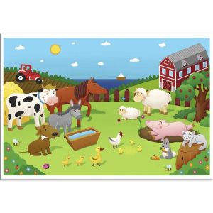 Waterproof Disposable Plastic Dinner Plate Mat Custom Printing Acceptable