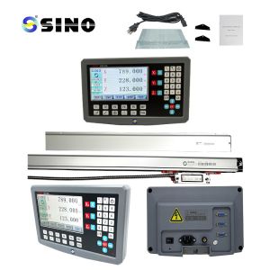 3 Axis Milling Lathe With LCD DRO Linear Scale Optical Encoder SDS2-3VA