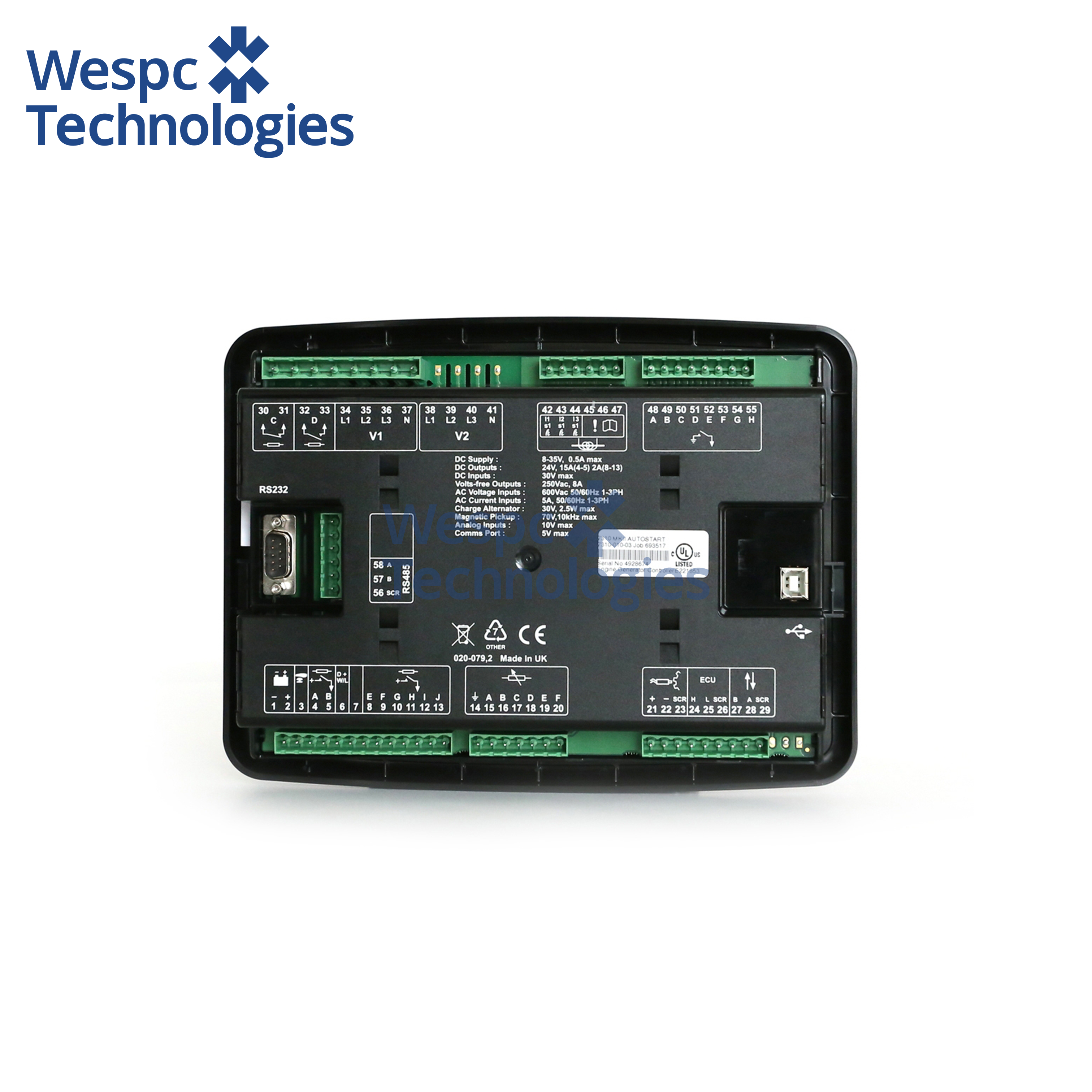 WESPC Original DSE7310 MKII Advanced Auto Start Genset Controller