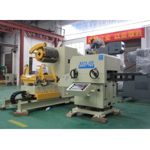 Automotive Parts NC Servo Roll Decoiler Straightener Feeder For Press Machine
