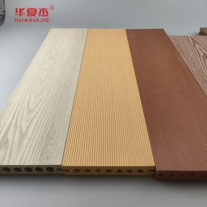 Factory Direct Sale Wpc Decking Tiles Cedar Color Design Wpc Waterproof Durable